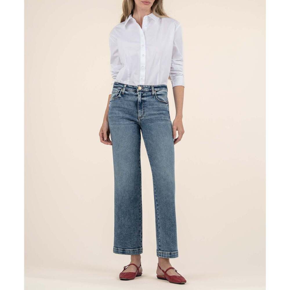 Kut from the Kloth Pattie High Rise Relaxed Straight Leg, Exclusive Size 1010 /